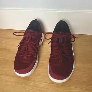 Nike Hyperdunk X Low TB Basketball Shoes Maroon/White (Team Red) Men's Size 9